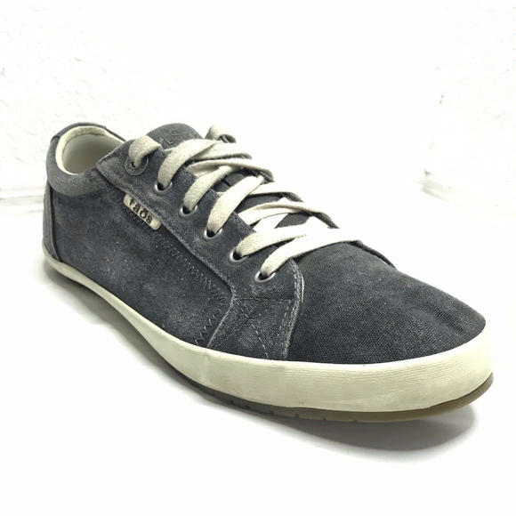 distressed canvas sneaker shoes